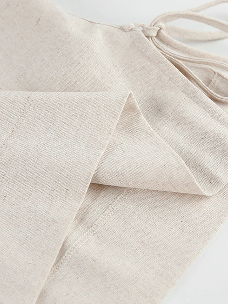 Linen top and pants set