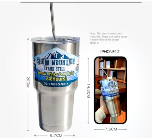 900ml portable thermos cup